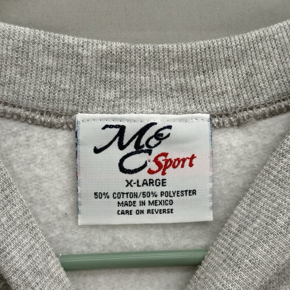 Mens XL American Golf Classic Sweatshirt Embroidered Red White Blue Vtg Golfing - Picture 3 of 8